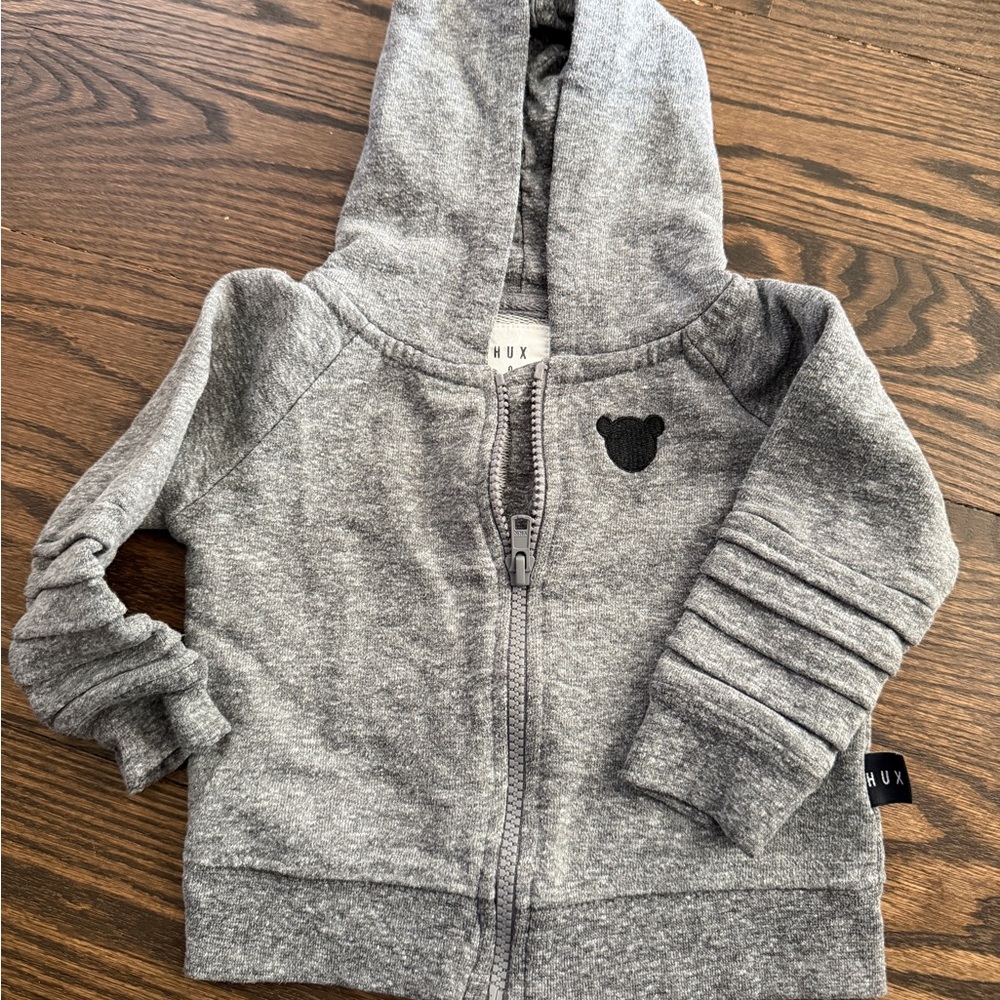 Huxbaby Gray baby Hoodie